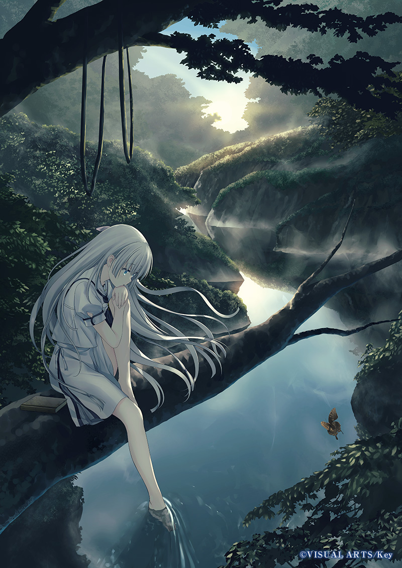 Summer Pockets 的海边场景