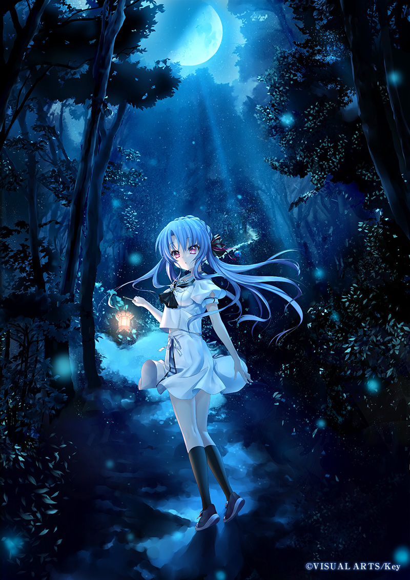 Summer Pockets 的夏日角色场景